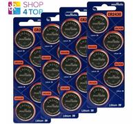 20 MURATA Cr2430 Litio Batterie 3V 300 MAH Cella a Moneta Bottone Exp 2033 sony