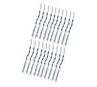 20 nappe intrecciate a mano per scialle da preghiera Talitnia Messianic Tallit Yeshua sciarpa etnica, Blu e Bianco Piatto, Taglia unica