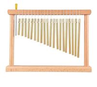20 note Chime Table Wind Chime Bar Strumento a percussione Singola fila Chime Hand Chimes Rilassante Meditazione Guarigione Suono Desktop Decorazione