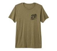 20 - Numero 20 Nero Design per Squadre Sportive e Club Maglietta Premium