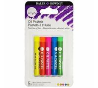 20 Pacchetti Di Daler Rowney Pacchetto Di 5 Pastelli A Olio Colori Neon