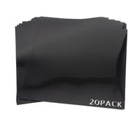 20 Pacco 75Mil Fogli Di Plastica Nera Opaca 12X12 Pollice Stencil Taglio