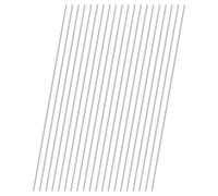 20-Pack 304 Acciaio Inossidabile Solido Tondo, 3x400mm Aste Metalliche Solide