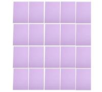 20 Pack A4 20 Hole Frosted PP Sheet Protectors Detachable Rollable Binder Covers for Presentations and Documents (Taro Viola)