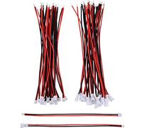 20 Paia 1.25 mm JST 2 Pin Micro Elettrico Spina Connettore Maschio e Femmina con 10 cm Cavo