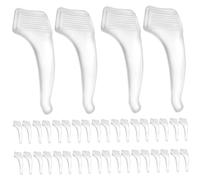 20 Paia di Impugnature per Occhiali Dietro l'Orecchio, Antiscivolo per Occhiali da Vista, Fermi per Manicotti in Silicone per Lo Sport, Impugnature per Lettura di da Sole