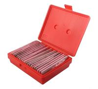 20 paia di paralleli in acciaio da 1/32" per macchinisti CNC - 0,01 ", 1/2" a 1-11/16" incrementi di altezza, lunghezza 15,2 cm, set di utensili in acciaio ad alto tenore di carbonio