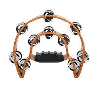 20 Paia di Tamburelli a Campana a Doppia Jingles, Alta qualità, Materiale Ambientale, Impugnatura Ergonomica, Musicale, Jingles a Doppia in Metallo con Impugnatura Ergonomica