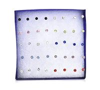 20 Paia/Set 2 5/3/4/5/6 Colore della Miscela Orecchini a Bottone in Cristallo Semplice Orecchini Colorati in Acrilico di Moda per Gioielli da Donna Bijoux Attractive And Professional
