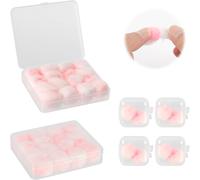 20 Paia Tappi per Le Orecchie per Dormire in Cera - Riduzione Del Rumore per Pro