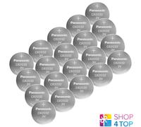 20 PANASONIC CR2032 BULK Litio Batteria 3V Cella a Moneta Bottone Industrial New