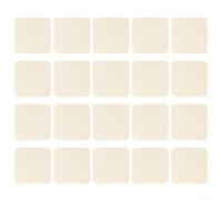 20 panni in camoscio 10 x 10 cm, in morbida microfibra, per miscelare artistici, pastelli, carbone, lucidare, argilla, pulizia (beige)