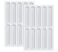 20 paraurti in silicone trasparente per ante di armadietti e mobili, strisce adesive 6,3 cm