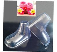 20 Pc/Lotto di Plastica del Piede Modello Sock Stampi Incollare Bambino Fondente Bottini Formazione per Estrusione Regalo 'Esposizione Scarpe Packaging