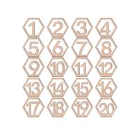 20 PC Numeri Tavoli Ristorante Tavolo Segni Del Numero Della Tabella