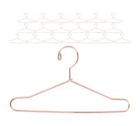 20 Pcs Accessori Per Armadio Appendiabiti Appendino Bambole Metallo