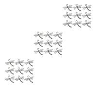 20 Pcs Alloy Pendant Charm Dragonfly Charms for Jewellery Making