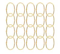 20 Pcs Anelli Per Tende in Metallo Doccia Ganci Resistenti