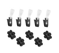 20 PCS Banner Fixing Stoppers Gomma Stops Anti-Wind Clips Garden Flag Morsetti
