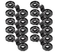 20 Pcs Black Netting Clips Sun Shade Tarp Per Rete Parasole Reti Da Giardino