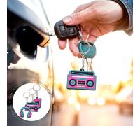 20 Pcs Bomboniere Musicali Per Feste Ciondolo Chiave Nota Musicale Portachiavi