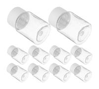 20 Pcs Bottiglie Di Plastica Vuote Con Tappi Trasparente Portapillole