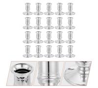 20 Pcs Candle Base Holder Stand Candelieri Portacandele Per Coniche