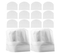 20 Pcs Cappelli Da Cuoco Monouso Set Chef Bambino Per Bambini Cappello