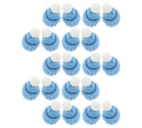 20 Pcs Cappelli Di Filato in Miniatura Piccolo Cappello Da Babbo Natale