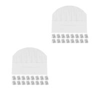 20 Pcs Cappello Da Chef Bianco Cappelli Cuoco Monouso Per Bambini