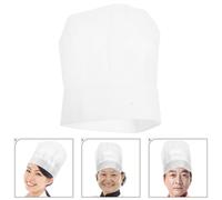 20 Pcs Cappello Da Cuoco Elastico Per Sala Pranzo Chef Accessori Bianco Cuocere