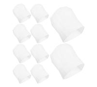 20 Pcs Cappuccio Antipolvere Monouso Cappello Da Cuoco Bianco Chef Usa Getta