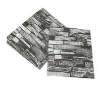 20 Pcs Carta Da Parati Simulata Con Frammenti Di Roccia Decalcomanie Piastrelle