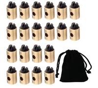 20 PCS Cavi acceleratore per moto,Morsetto universale per cavo acceleratore in ottone, fascetta per filo moto, 5x6 mm, adatto per scooter e acceleratori moto
