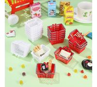 20 Pcs Cestino Della Spesa Giocattolo Miniatura Per Casa Delle Bambole