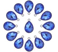 20 Pcs Ciondolo in Lega Di Zinco Goccia D'acqua Perline Con Fori Collana Forma