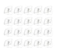 20 Pcs Clip Per Arazzo Autoadesiva Appendere Al Muro Adesive Nere Grucce