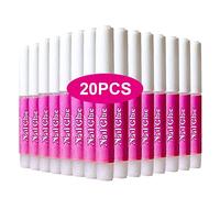 20 PCS Colla per unghie acriliche Professionale punte di finte Super Bond press-on rotte Decorazioni nail art Strass Perline Pietre preziose