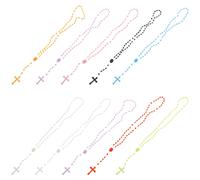 20 Pcs Collana Rosario Luminosa Per Cerimonia Religiosa Catena Cordoni Di