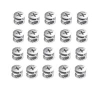 20 PCS Eccentrico Ruota Dado,Connettori Eccentrici per Mobili,15 x 12 mm, Raccordo per Mobili a Camme, Accessori Durevoli per Assemblare Armadi, Cassetti e Pannelli Mobili, Resistenti Alla Corrosione
