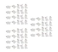 20 Pcs Figure Di Conigli Da Giardino Statuina Coniglio Bianco Bunny Cake Topper