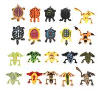 20 Pcs Figurine Di Animali Miniatura Giocattoli Per Creature Marine
