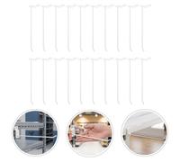 20 Pcs Ganci Espositivi Per Parete Con Pannelli Forati Gancio Picchetti Mensola