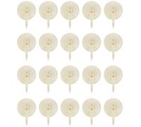 20 Pcs Ganci Ventosa Appendini Parete Adesivi Da Muro Per Asciugamani Bagno