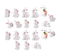 20 Pcs Giocattoli in Miniatura Decorazioni Per La Casa Del Coniglietto