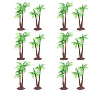 20 Pcs Grandi Foglie Tropicali Piante in Miniatura Alberi Artificiali