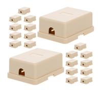 20 Pcs Jack Splitter Telefonico Sdoppiatore Scatole Di Derivazione Telefonica