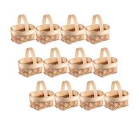 20 Pcs Mini Cestini Intrecciati Per La Celebrazione Della Pasqua Cestino