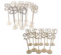 20 Pcs Numeri Tavoli Ristorante Di Tabella Numero Della Matrimonio