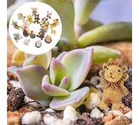 20 Pcs Ornamenti Del Paesaggio Muschio Figure Di Piccoli Animali